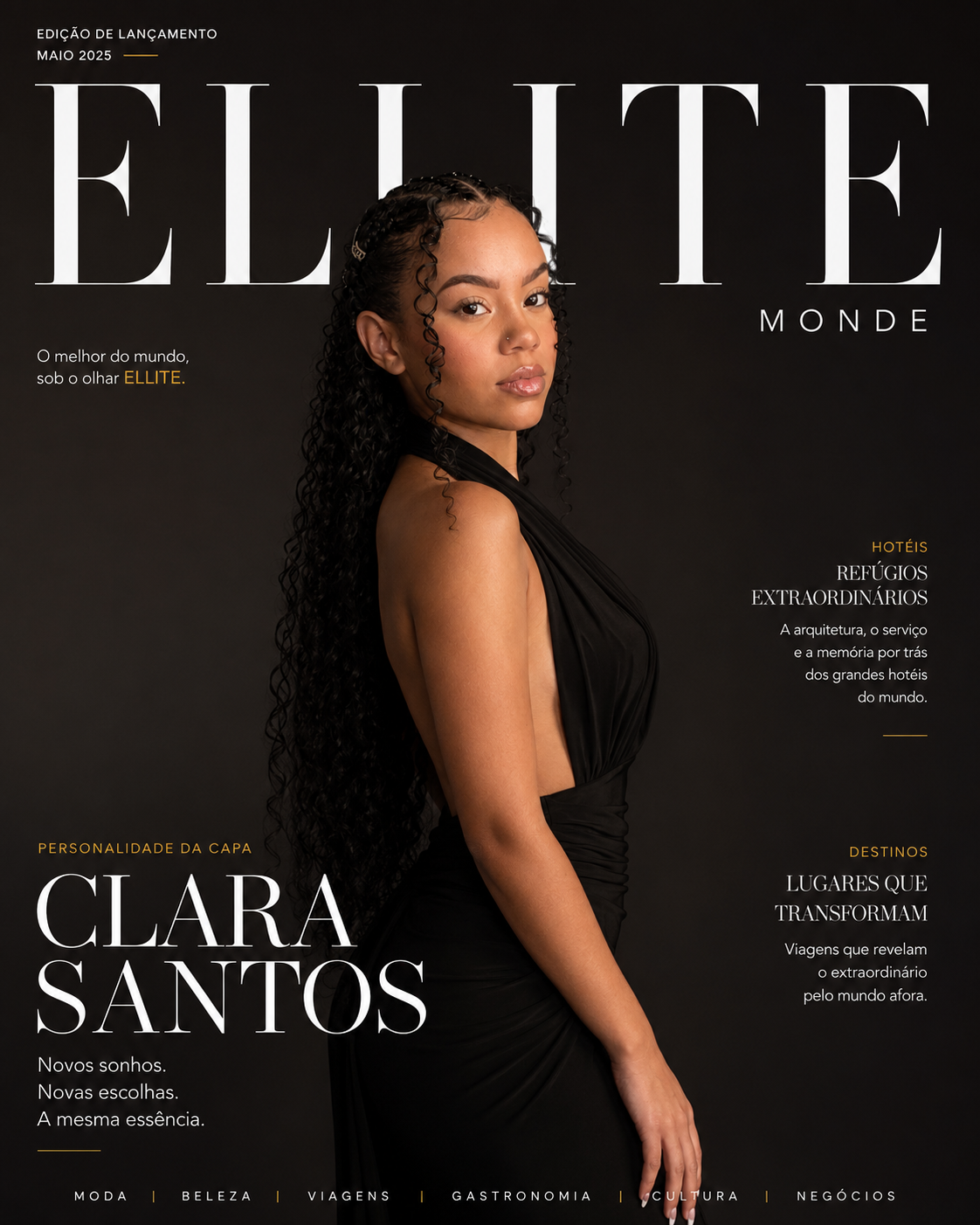 Capa da ELLITE Magazine